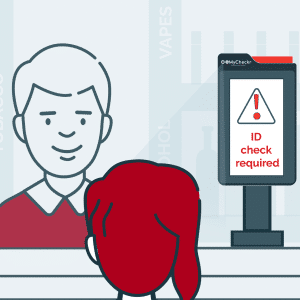 Age checker graphic